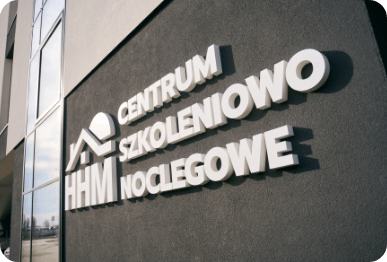 a hotel with a large TIR parking area. 